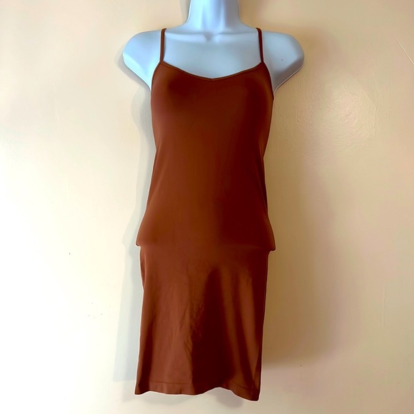 Free People Dresses & Skirts - Intimately Free People Brown Tank Dress Slip Dress Sz XS/S